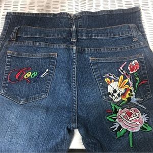 Coogi denim jeans embroidered